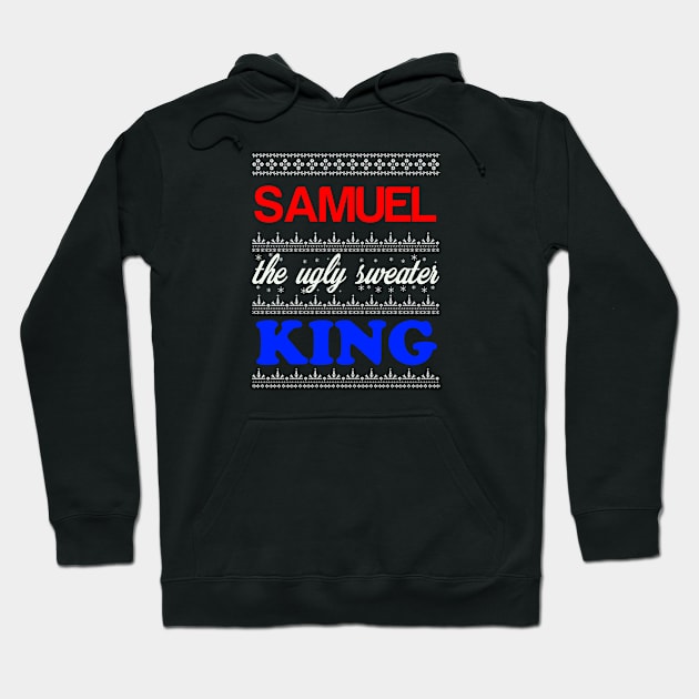 SAMUEL the Ugly Sweater King> Happy Holidays Hoodie by CoolApparelShop